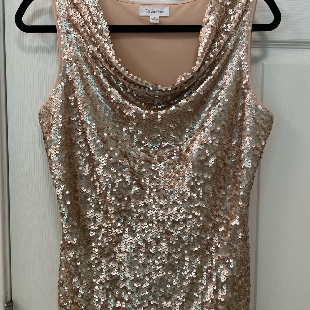 Calvin Klein Sequin Top